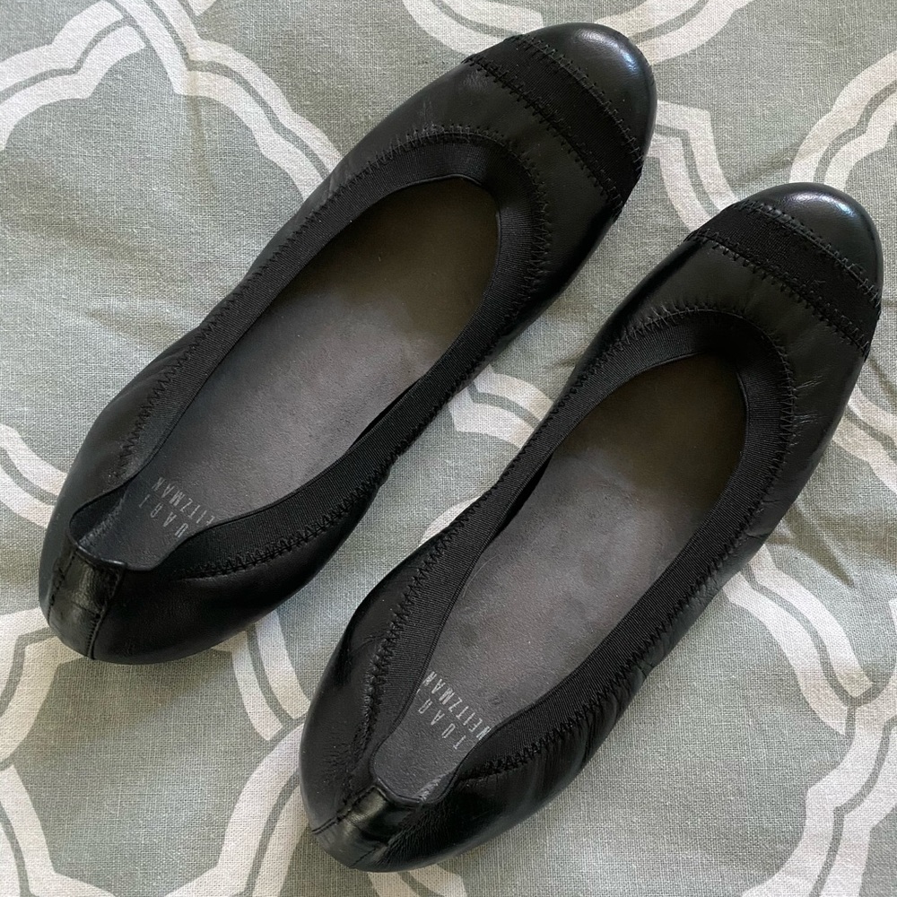 Stuart Weitzman black flats